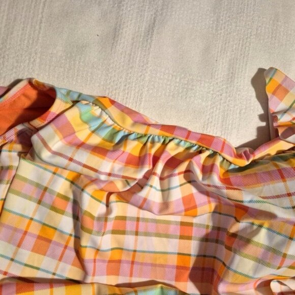 Bleu Rod Beatie women's size 12 Hip to be Square ruched 1 piece swim suit, NEW - Picture 3 of 11